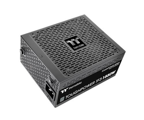 Thermaltake Toughpower TF3 1550W| PC-ATX-3.0-Netzteil | PCIe Gen 5.0 | 80-Plus-Titanium | voll-modular | leiser 140 Lüfter | EU Zertifiziert von Thermaltake