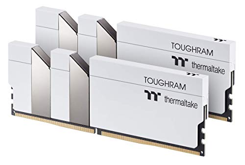 Thermaltake Toughram R020D408GX2-4400C19A DDR4 4400 MHz C19 16 GB (8 GB x 2) Speicher Intel XMP 2.0 Ready mit Echtzeit-Leistungsüberwachungssoftware Weiß von Thermaltake