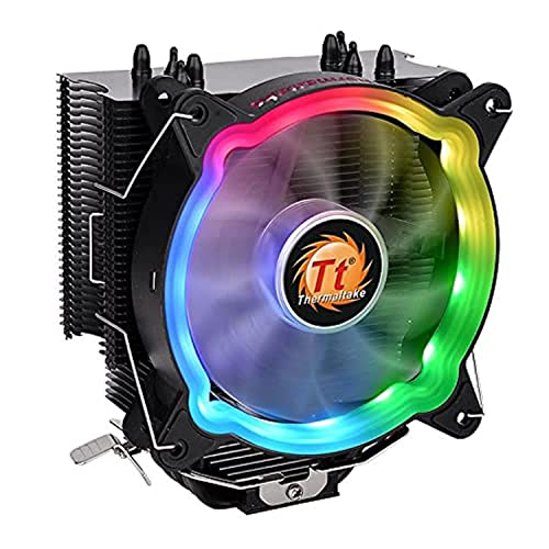 Thermaltake UX 200 Air Cooler | leiser 120-mm-PWM-Lüfter | für Intel und AMD Sockel | 5V adressierbar | schwarz von Thermaltake