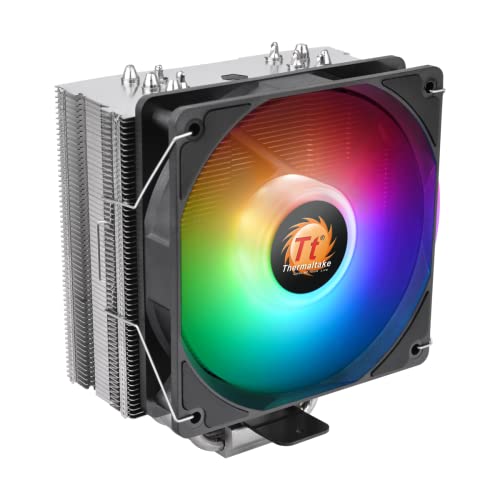 Thermaltake UX 210 ARGB | leiser 120-mm-PWM-Lüfter | für Intel und AMD Sockel | 5V adressierbar | grau/schwarz von Thermaltake