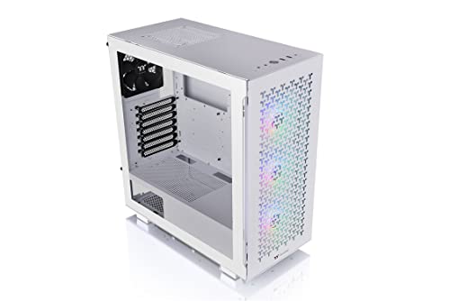 Thermaltake V350 TG ARGB Air Snow |PC-Chassis | Mid-Tower-ATX-Gehäuse | 4mm gehärtetes Glas | 4X Lüfter inkl. | White von Thermaltake