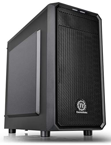 Thermaltake Versa H15 SPCC Micro ATX Mini Tower Computer Chassis CA-1D4-00S1NN-00, schwarz von Thermaltake