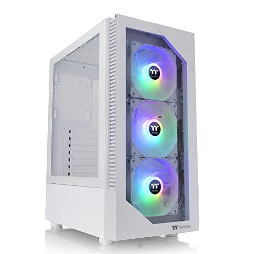 Thermaltake View 200 TG Snow ARGB Motherboard Sync ATX Tempered Glass Mid Tower Computer Gehäuse mit 3 x 120 mm Front ARGB Lüfter, CA-1X3-00M6WN-00 Thermaltake View 200 TG Snow ARGB Motherboard Sync ATX Tempered Glass Mid Tower Computer Gehäuse mit 3 x 120 mm Front ARGB Lüfter, CA-1X3-00M6WN-00 von Thermaltake