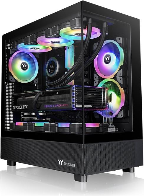 Thermaltake View 270 TG - Midi Tower - PC - Schwarz - ATX - EATX - micro ATX - Mini-ATX - SPCC - Heimbüro (CA-1Y7-00M1WN-00) von Thermaltake