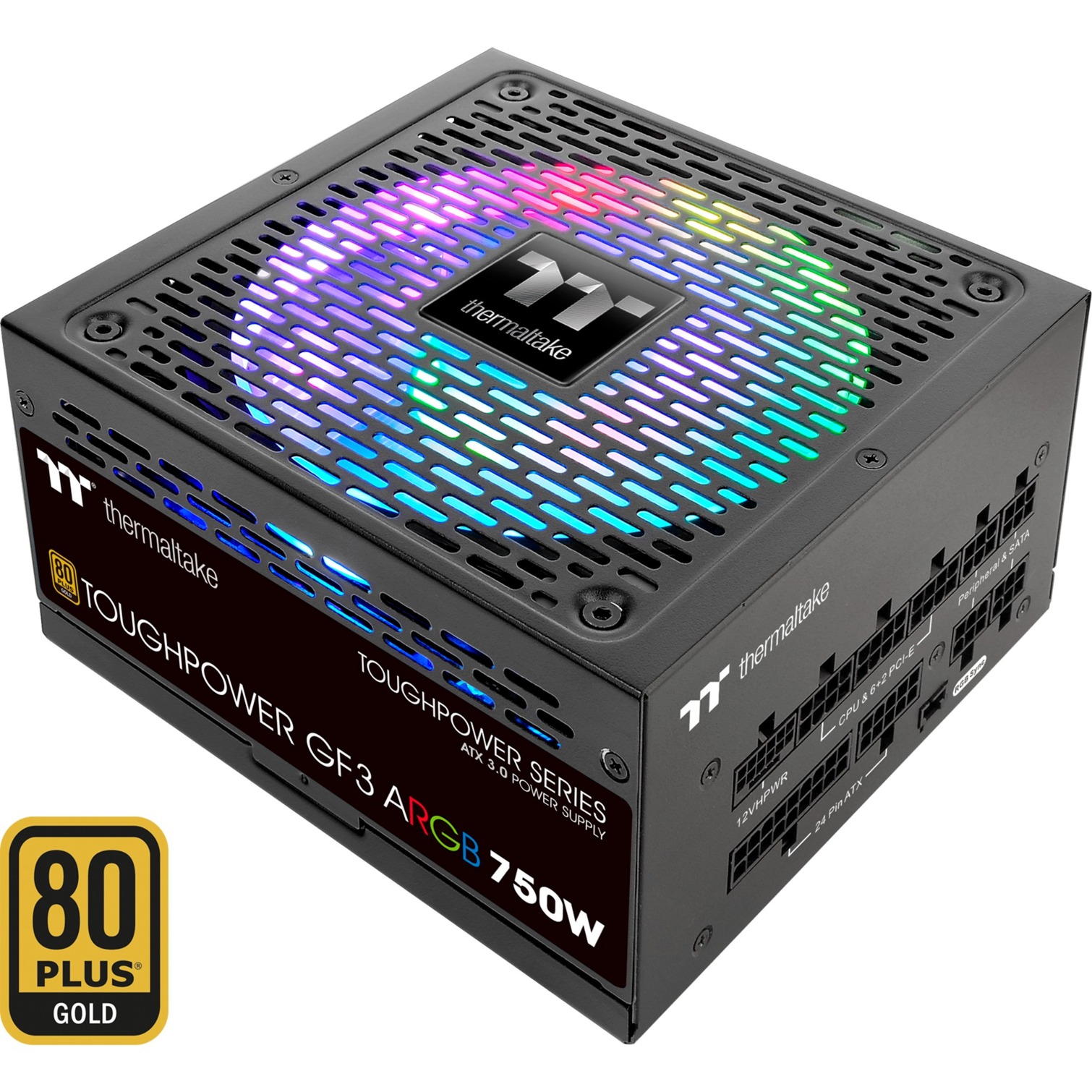 Toughpower GF3 ARGB 750W Gold, PC-Netzteil Toughpower GF3 ARGB 750W Gold, PC-Netzteil von Thermaltake