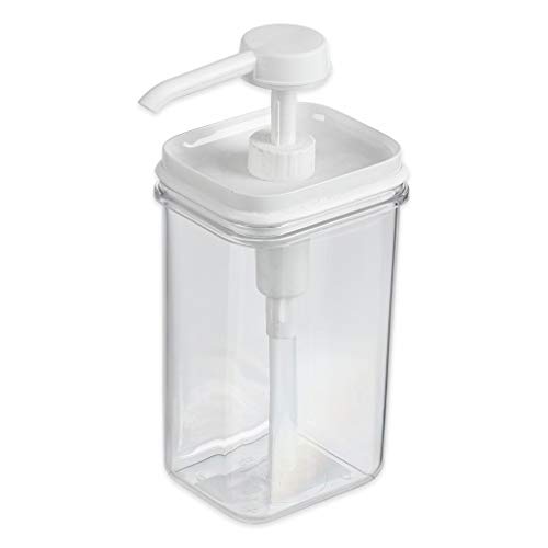 thermohauser Dosierspender aus Acryl, rechteckig, transparent, Volumen 375 ml, Hub 4 ml von Thermohauser