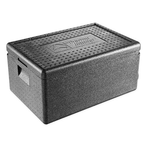 thermohauser EPP-Thermobox, Inlay GN 1/1, schwarz, mit herausnehmbaren Innenbehälter (PE), 48,5 L von Thermohauser