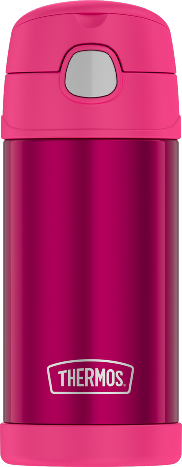 THERMOS Isolier-Trinkflasche FUNTAINER Straw Bottle, pink von Thermos