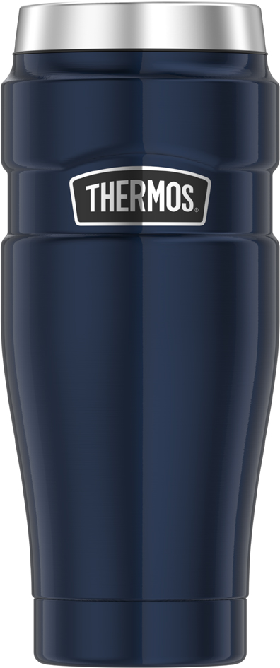 THERMOS Isolierbecher STAINLESS KING, 0,47 Liter, dunkelblau von Thermos