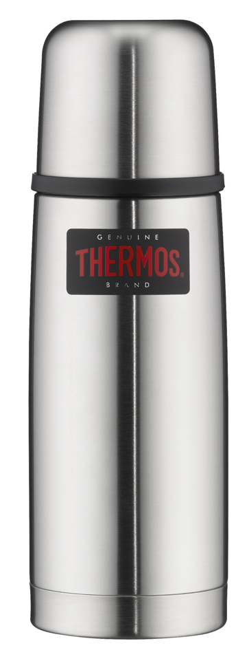 THERMOS Isolierflasche Light & Compact, silber, 0,35 L von Thermos