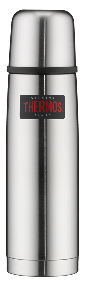 THERMOS Isolierflasche Light & Compact, silber, 0,50 Liter von Thermos