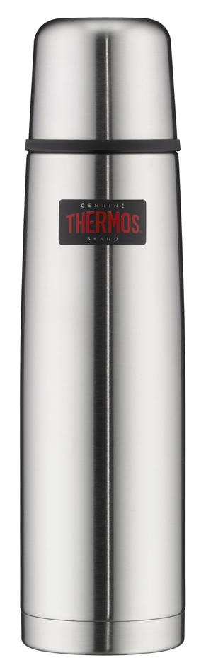 THERMOS Isolierflasche Light & Compact, silber, 1 Liter von Thermos