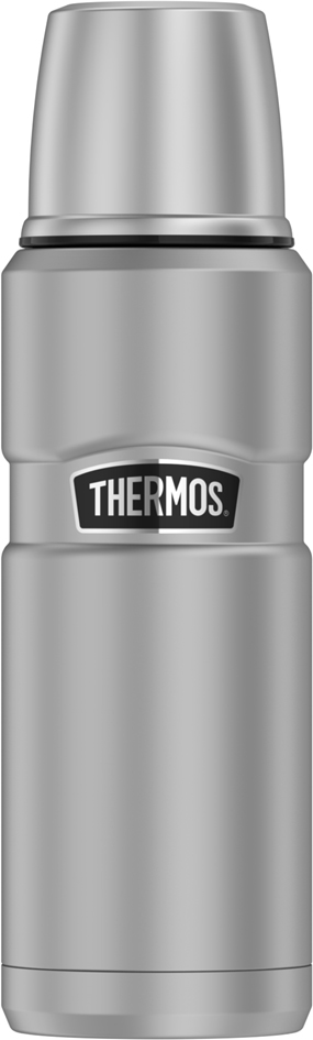 THERMOS Isolierflasche STAINLESS KING, 0,47 Liter, silber von Thermos