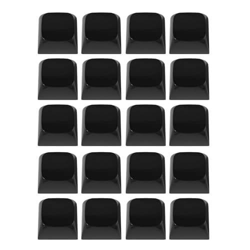 Jades Jelly Keycaps XDA Höhe 1U S Ergänzungen Tastenkappen für mechanische Gaming-Tastaturen, 20 Stück von Thewasc