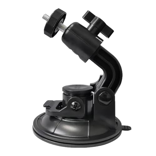 Thewasc Auto-Dashcam-Saugnapfhalterung mit 360-Grad-Drehung, 1/4-Zoll-Schraube für Action-Kameras, einfache Installation Thewasc Auto-Dashcam-Saugnapfhalterung mit 360-Grad-Drehung, 1/4-Zoll-Schraube für Action-Kameras, einfache Installation von Thewasc