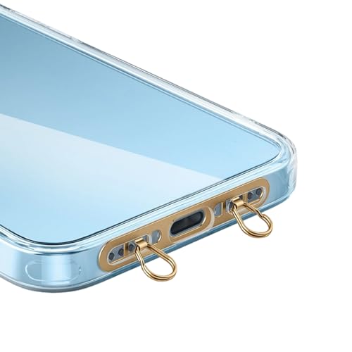 Thewasc Doppelte Ringe für Handyband, Umhängeband, Clip, einfache Installation, für den Telefongebrauch von Thewasc