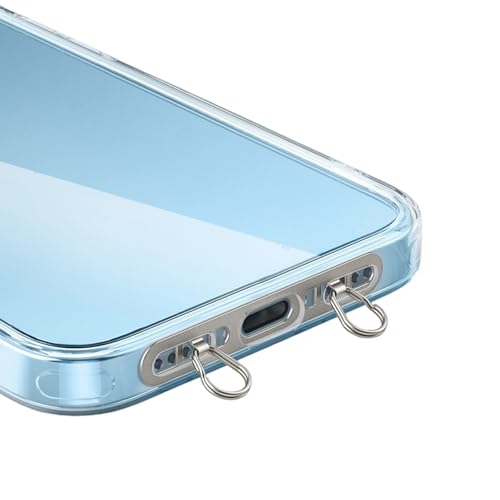 Thewasc Doppelte Ringe für Handyband, Umhängeband, Clip, einfache Installation, für den Telefongebrauch von Thewasc