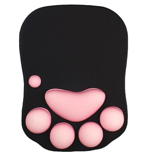 Thewasc Kreatives Pfotenpolster mit Handgelenkauflage für Laptop und Desktop, weiches Silikon, rutschfest Thewasc Kreatives Pfotenpolster mit Handgelenkauflage für Laptop und Desktop, weiches Silikon, rutschfest von Thewasc