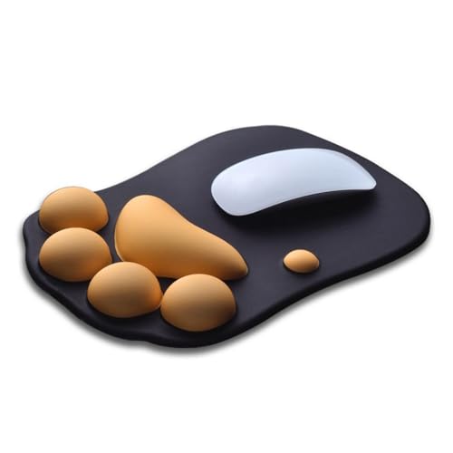 Thewasc Kreatives Pfotenpolster mit Handgelenkauflage für Laptop und Desktop, weiches Silikon, rutschfest Thewasc Kreatives Pfotenpolster mit Handgelenkauflage für Laptop und Desktop, weiches Silikon, rutschfest von Thewasc