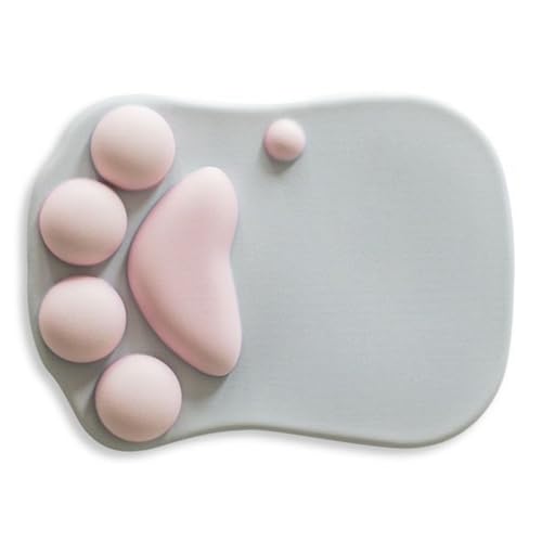 Thewasc Kreatives Pfotenpolster mit Handgelenkauflage für Laptop und Desktop, weiches Silikon, rutschfest Thewasc Kreatives Pfotenpolster mit Handgelenkauflage für Laptop und Desktop, weiches Silikon, rutschfest von Thewasc