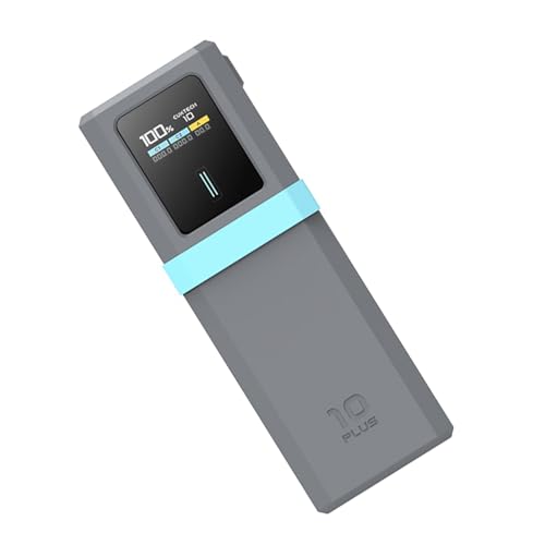 Thewasc Silikonhülle für 10 Plus Netzteiladapter, Akkupack, Gehäuse, leicht, stoßfest von Thewasc