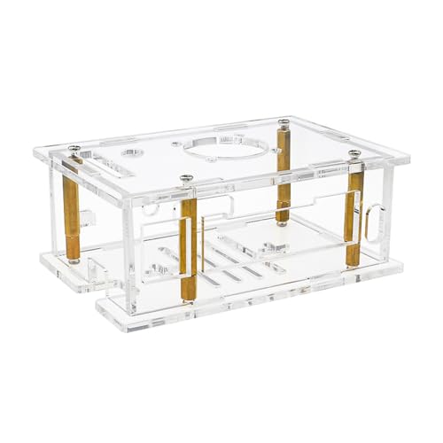 Transparente Acryl-Schutzhülle für RV2 mit Lüfter, transparente Schalenabdeckungen, Thermo-Management-Gehäuse Transparente Acryl-Schutzhülle für RV2 mit Lüfter, transparente Schalenabdeckungen, Thermo-Management-Gehäuse von Thewasc