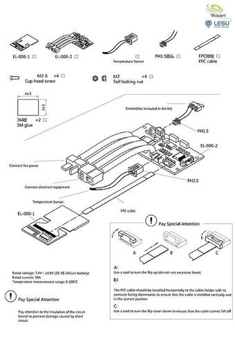 Thicon Models 58325 1:14 Mini-Grafik-LCD 1St. von Thicon Models