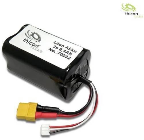 Thicon Models Modellbau-Akkupack (LiIon) 7.4V 8400 mAh XT60 von Thicon Models