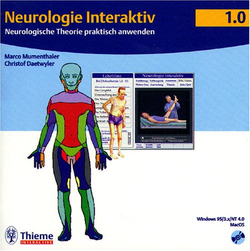 Neurologie Interaktiv 1.0, 1 CD-ROM Neurologische Theorie praktisch anwenden. Für Windows 3.x/95/NT 4.0 und MacOS 7 Neurologie Interaktiv 1.0, 1 CD-ROM Neurologische Theorie praktisch anwenden. Für Windows 3.x/95/NT 4.0 und MacOS 7 von Thieme Publishing Group