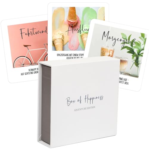 Geschenk für Paare & Freunde | 24 Gutscheine mit Ideen & Überraschungen | Geschenk für Männer & Frauen | Valentinstag, Jahrestag, Geburtstag | Gutscheinbox für unvergessliche Momente von Things of Happiness