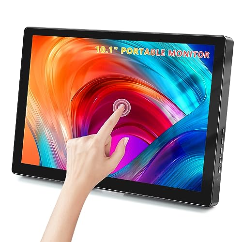 Thinlerain Portable Touchscreen Monitor, 10.1 Inch Portable Monitor HDMI Full HD 1920 x 1200 Pixels, 16:10 IPS Touch Screen for Laptop Raspberry Pi PC PS3 PS4 Xbox Switch von Thinlerain