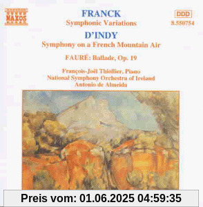 Franck / D' indy Sinfonie Variationen Alm von Thiollier