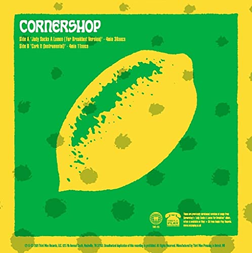 Judy Sucks A Lemon b/w Cork It [Vinyl LP] von Third Man Records