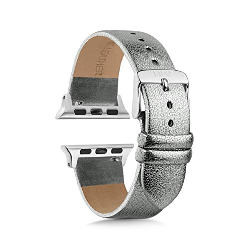 1302 Armband für Apple Watch, 38 mm, 40 mm, echtes Leder, kompatibel mit iWatch, Apple Watch, Serie 5er, 4er-Serie, 3er-Serie, 2er-Serie, 1 Sport, Damen von Thirteen.02