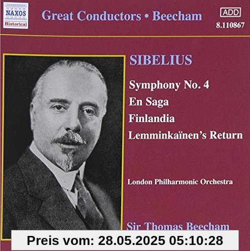 Symphonie Nr. 4/en Saga/Finlan von Thomas Beecham