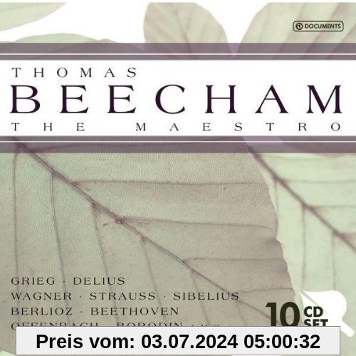 Thomas Beecham - The Maestro-10 CD Wallet Box von Thomas Beecham