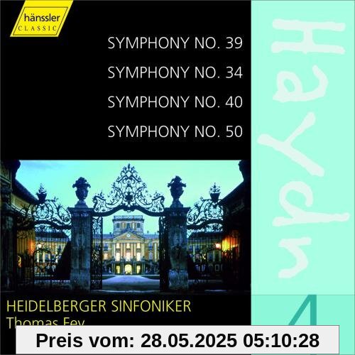 Symphonien Nr. 39,34,40+50 Symphonien Nr. 39,34,40+50 von Thomas Fey