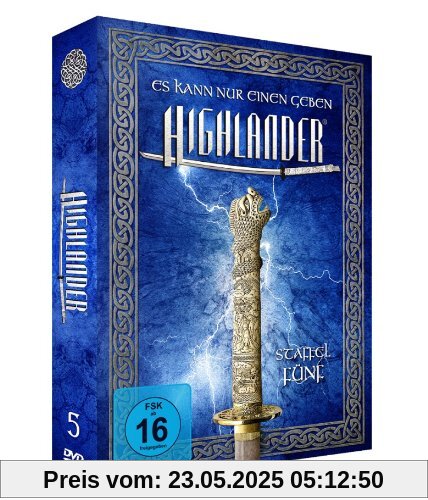 Highlander - Staffel 5 *LimitedEdtion* [7 DVDs] von Thomas J. Wright