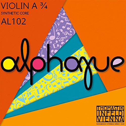Thomastik Einzelsaite für Violine ALPHAYUE 3/4, Mensur 305mm/12" Nylonkern - A-Saite Synth./Aluminium von Thomastik-Infeld