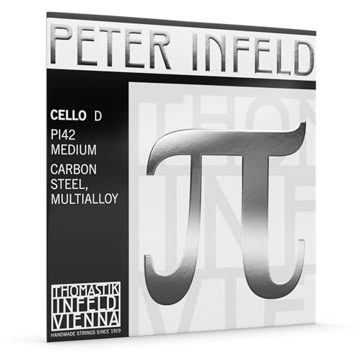 Thomastik Peter Infeld D-Saite für Cello 4/4 Medium Karbonstahl-Kern, Multi Alloy umsponnen - PI42 Thomastik Peter Infeld D-Saite für Cello 4/4 Medium Karbonstahl-Kern, Multi Alloy umsponnen - PI42 von Thomastik-Infeld