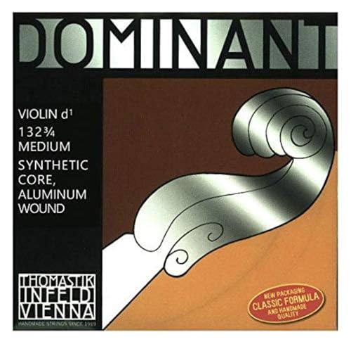 D Dominant Violine 3/4 Kunststoffkern Aluminiumdraht von Thomastik-Infeld