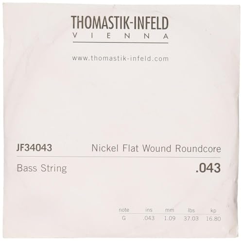Einzelsaite - Jazz Bass flach umsponnen - .043 von Thomastik