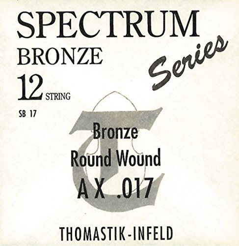 Thomasitk Einzelsaite E .023fw Bronze mit Seideneinlage flatwound SB23 für Akustikgitarre Spectrum Satz SB211 von Thomastik