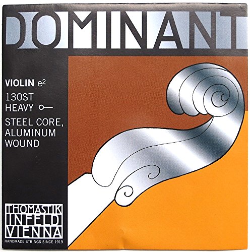 Thomastik 130st Einzelsaite für 44290 Violine Dominant - E-Saite Stahlkern, Alu. umsponnen, stark, Kugel von Thomastik