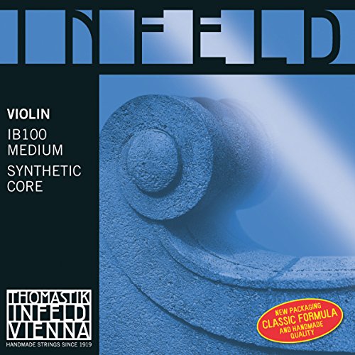 Thomastik 633879 Saiten für Violine Infeld Hybridkern, Satz blau 4/4 Medium von Thomastik