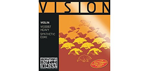 Thomastik 634126 Saiten für Violine Vision Synthetic Core, Satz 4/4 Stark von Thomastik