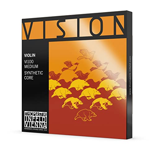 Thomastik 634165 Saiten für Violine Vision Synthetic Core, Satz 1/2 Mittel von Thomastik