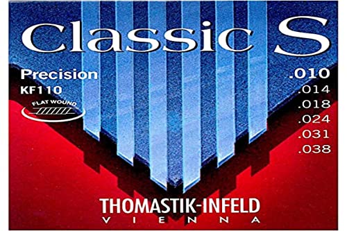 Thomastik 656677 Saiten für Klassik-Gitarre Cassic S Series, Satz KF110 0.010- 0.038 von Thomastik