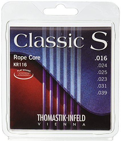 Thomastik 656687 Saiten für Klassik-Gitarre Classic S Series, Satz Rope Core Künstler-Seil KR116 0.016-0.039 von Thomastik