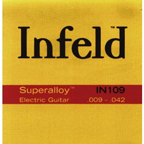 Thomastik 677070 Infeld Saiten für E-Gitarre Superalloy round wound, Satz IN109 Light .009-.042 von Thomastik-Infeld